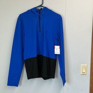 Sports Illustrated Swim Blue and Black Windbreaker